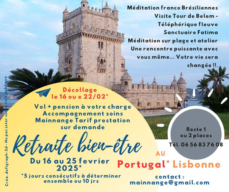 Retraite a lisbonne portugal avec mainnange